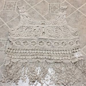 Ellie & Kate crocheted crop top
